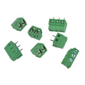 KF127 5.0mm Terminal Block Screws and PCB Terminals for 2P/3P/4P green can assembled