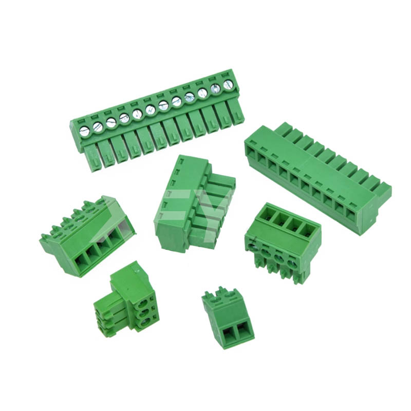 Terminal Block 3.81mm 2EDG PCB Plug 2EDG Bent Straight Pin(Closing the opening)+ Female Socket 2P 3P 4P 5P 6P - 12P - Image 2