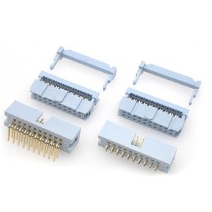 2.54mm 6-64 Pin IDC FC Female Header Socket Buckle DIN Type Pin Shrouded