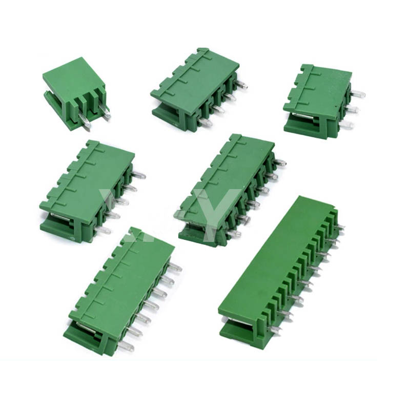 Terminal Block 5.08mm PCB Plug 2EDG Bent Straight Pin(Two-sided opening)+ Female Socket 2P 3P 4P 5P 6P - 12P - Image 2