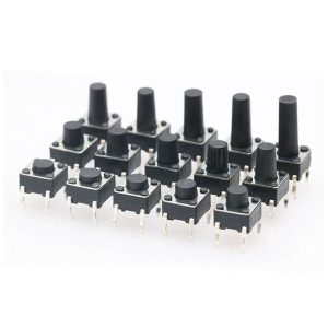 Touch switch Dip 6*6*4.3/5/6/7/8/9/10/11/12 Vertical High-Temperature Microswitch