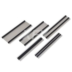 2.54mm Double Plastic Double Row Pins Fixed Height Pins 2*40P Height 11.5, 17, 21, 25, 40mm Pin Header