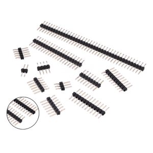2.54mm Single Row Pins Horizontal SMT 1x2p-40p Pin Header