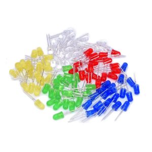 F3/F5 Surface Mount 3/5MM Round Head DIP White, Red, Orange, Yellow, Green, Blue and Purple LED Light Chips Light Emitting Diodes