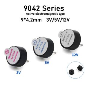 3V/5V/12V Active Integrated Buzzer 9*4.2MMMM DC 9042 Buzzer