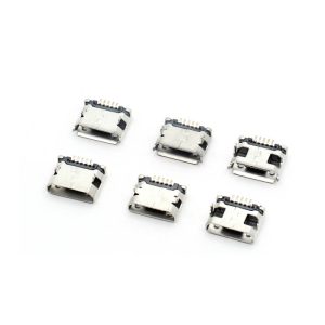 MICRO USB 5P Female Connector with 5.9/6.4/7.2 Environmentally friendly High-temperature Resistant High-quality All-copper Female Connector