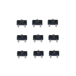 Surface Mount Transistors S8550, S8050, S9012, S9013, S9014, S9015, S9018, J3Y, 2TY