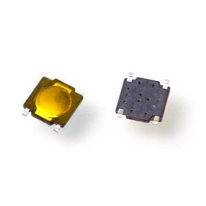 Ultra-Thin 4.5*4.5*0.55mm Four Pin SMD Film Touch Switch Suitable for Camera Mobile Phone Buttons
