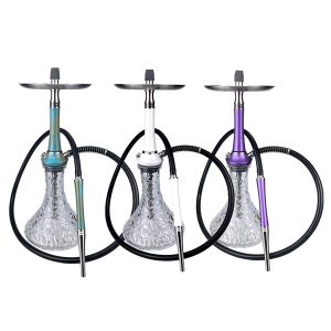 Low Price Factory High-end Hookah Shisha Customized Stainless Steel Shisha Hookah Set