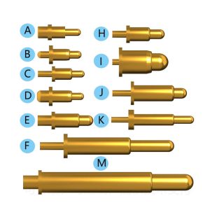Spring Pin Connector Spring Pusher Pogopin Terminal Pin Signal Pin Copper Pin Current Probe Test Pin